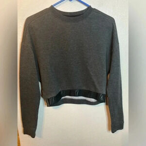 Nike Cropped Gray Crewneck Size Small